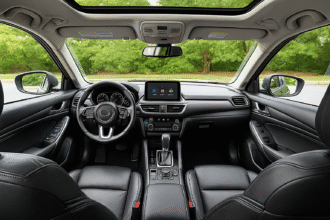 intérieur d'une voiture