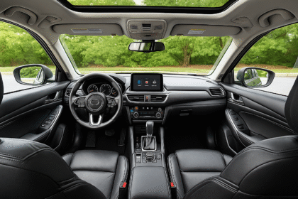 intérieur d'une voiture