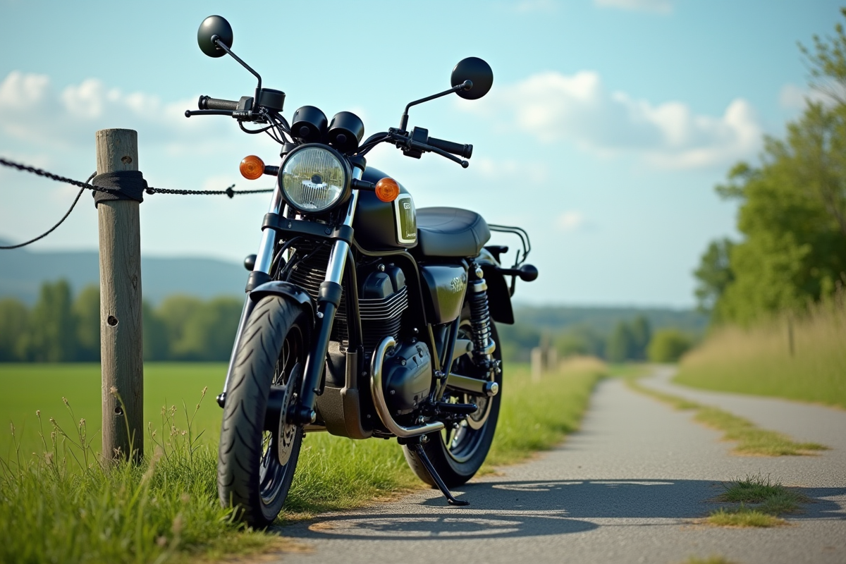 moto stationnement