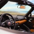 black and orange car interior